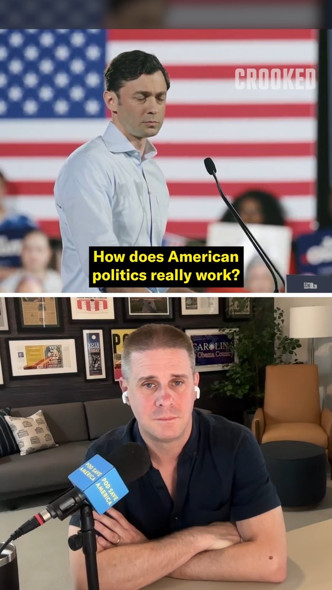 David Axlerod and Dan Pfeiffer discuss Jon Ossoff as a 2028 candidate. #podsaveamerica #crookedmedia #jonossoff