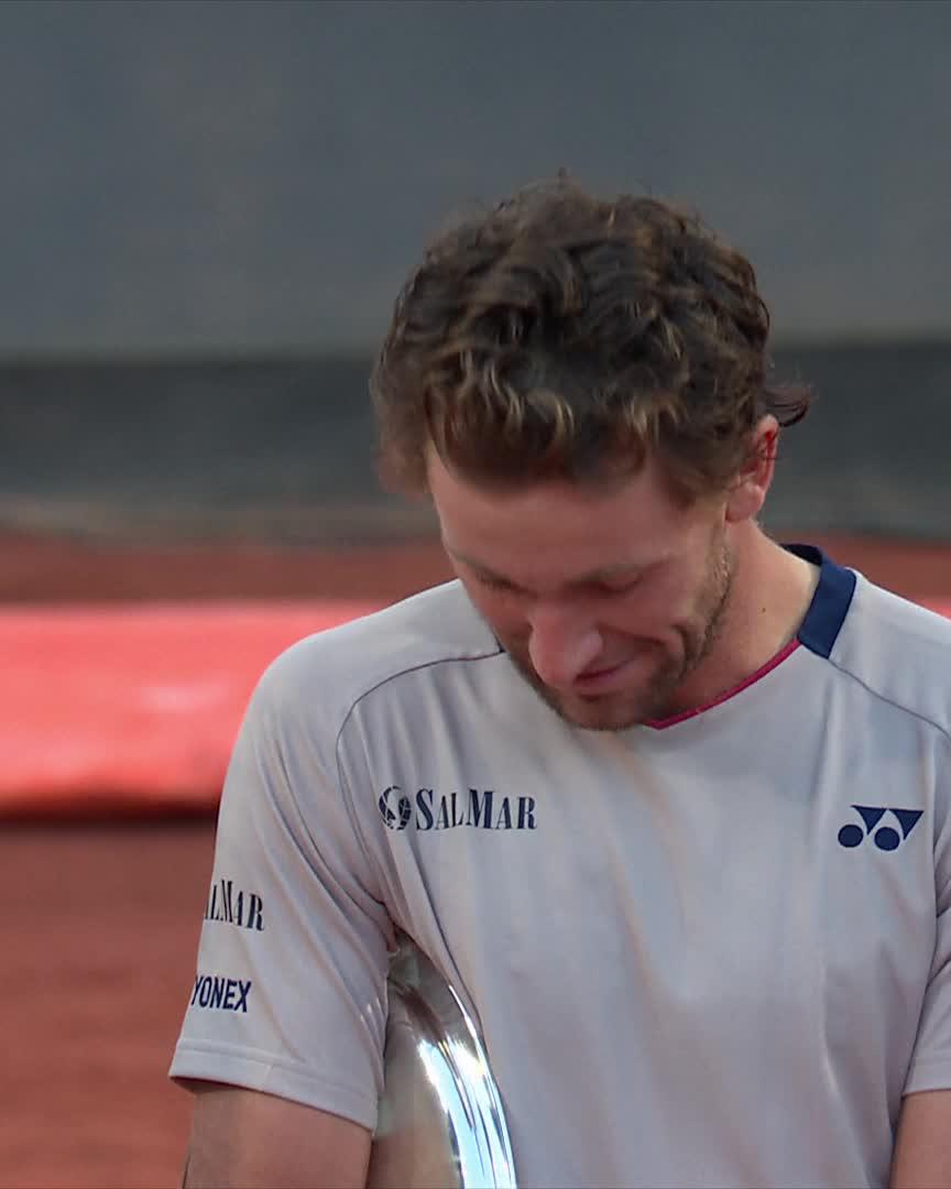 “It’s great to see you back playing [at] the highest level of our sport” 💪 Two class acts 🫶 Jannik Sinner Casper Ruud #IBI26