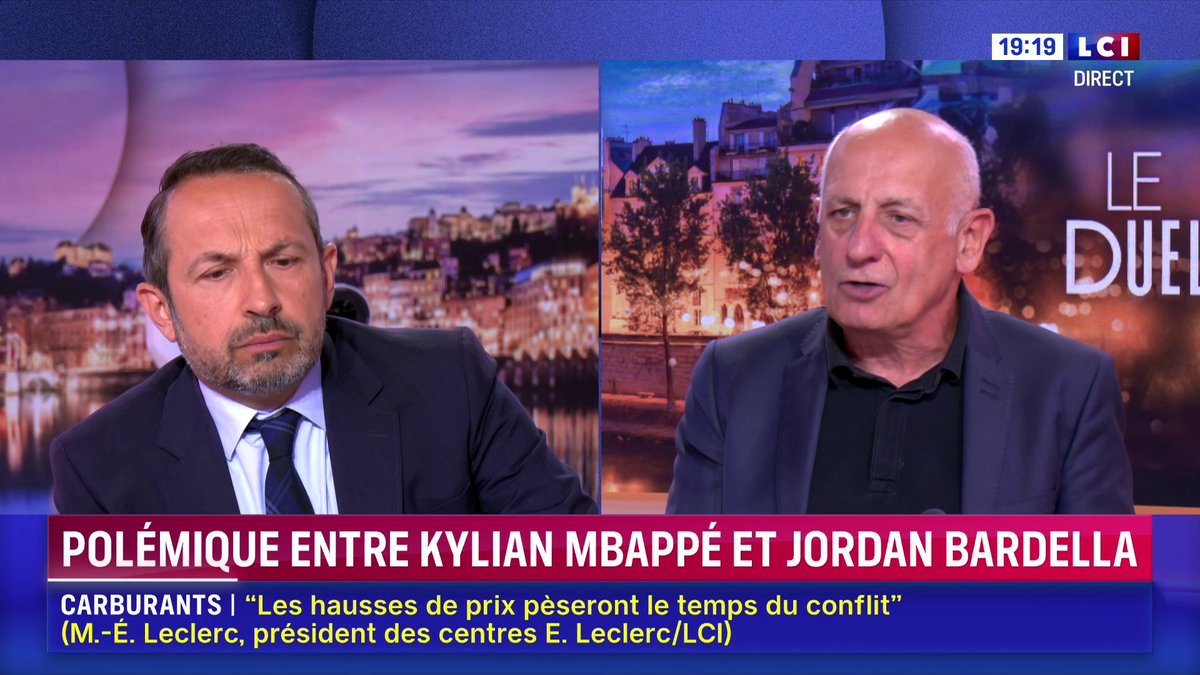 ▶️ Kylian Mbappé vs Jordan Bardella 🗣️ "Ce n'est pas parce qu'on a un statut de privilégié qu'on ne peut pas parler", répond Jean-Michel Aphatie à Sébastien Chenu