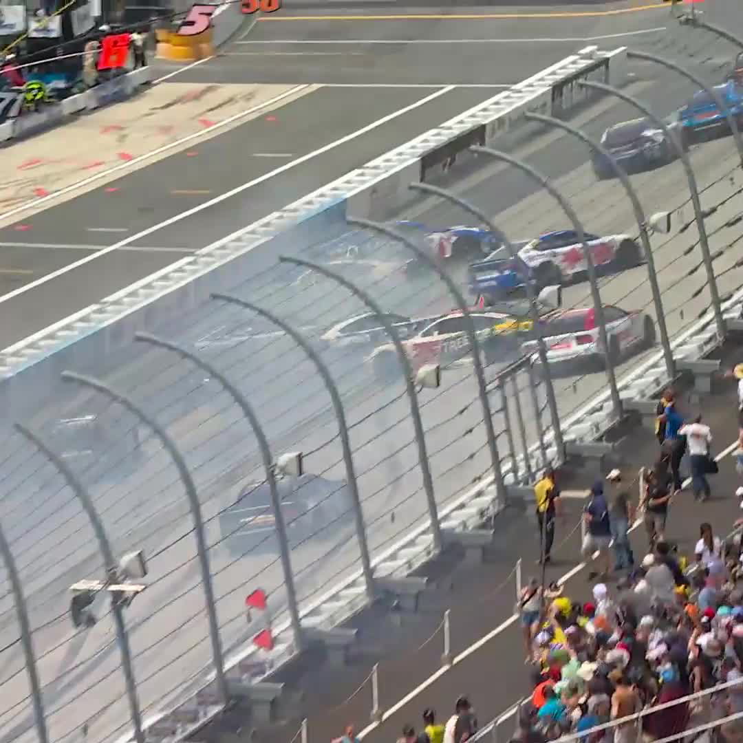 Trouble strikes the field again late in Segment 1!