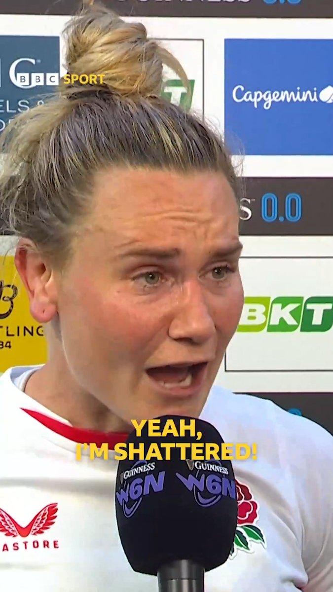 Pure honesty from England's Meg Jones 😅