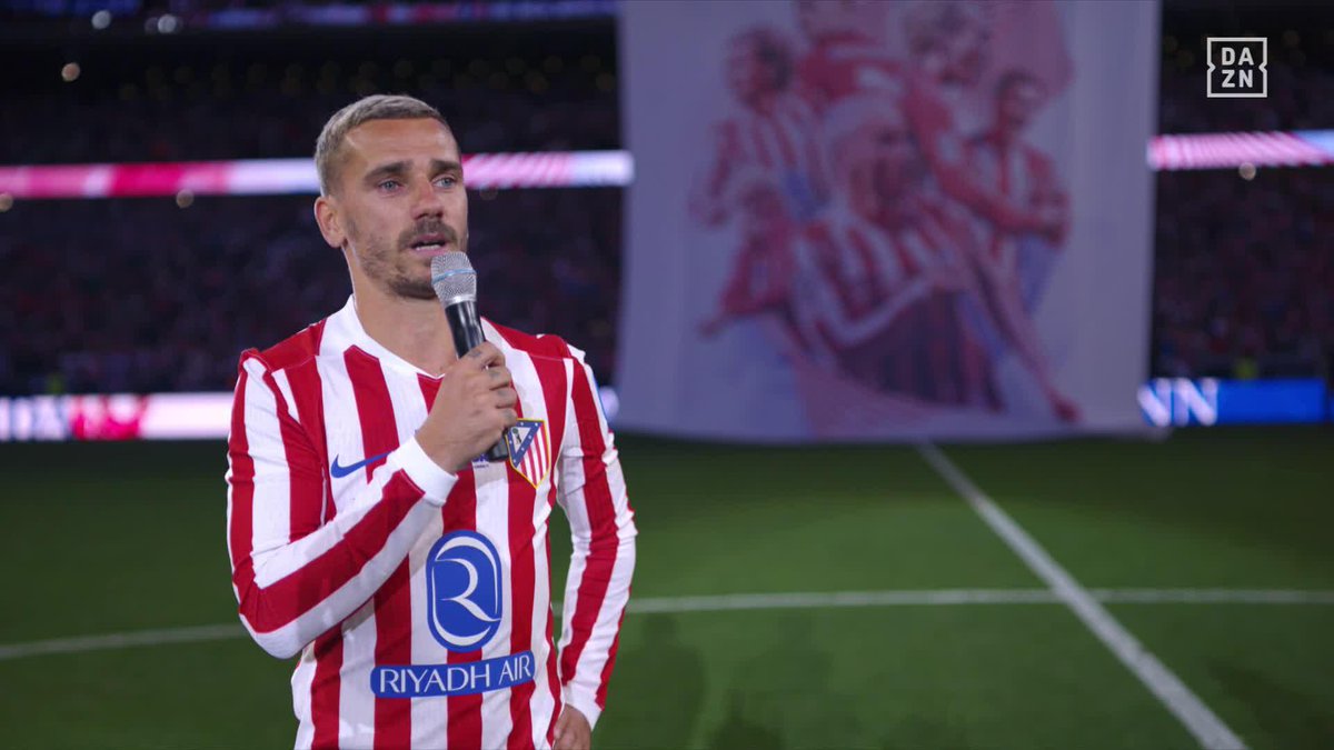 "Tenía un discurso preparado, pero se fue a la mierd*" 😂 Antoine Griezmann en estado puro 🇫🇷 #LALIGAenDAZN ⚽