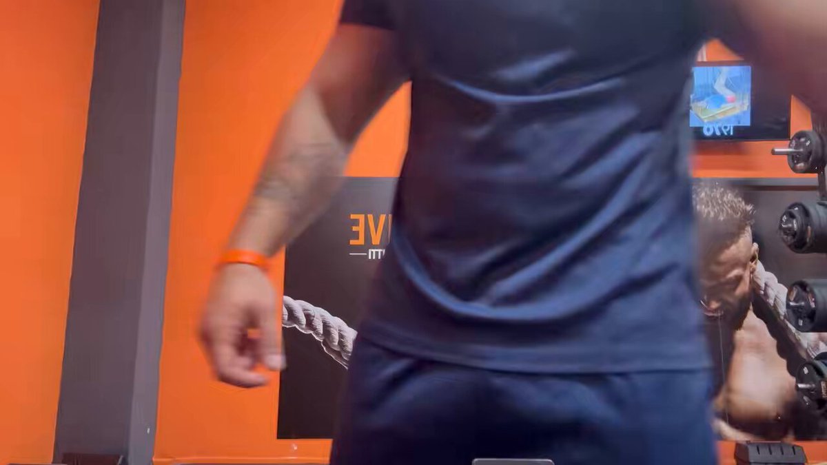 I took a break from training to film this 😂 I was a bit tense