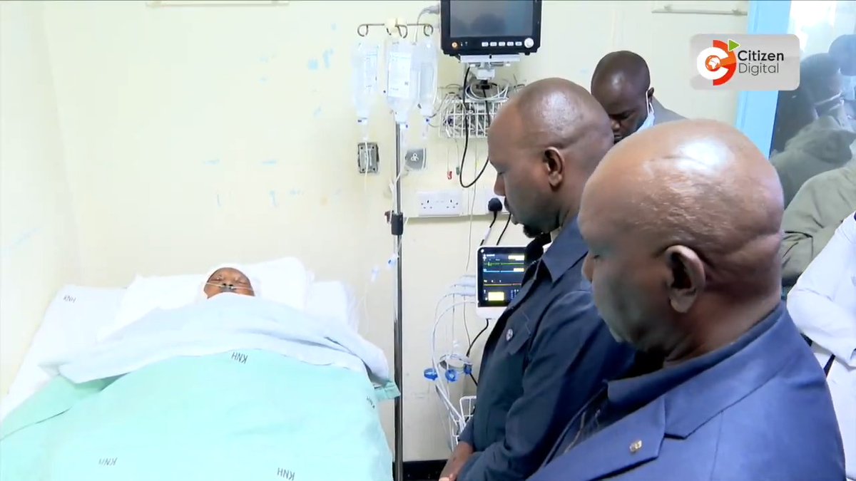 Murkomen, IG Kanja visit Rachel Wandeto at KNH after brutal Mwiki petrol attack