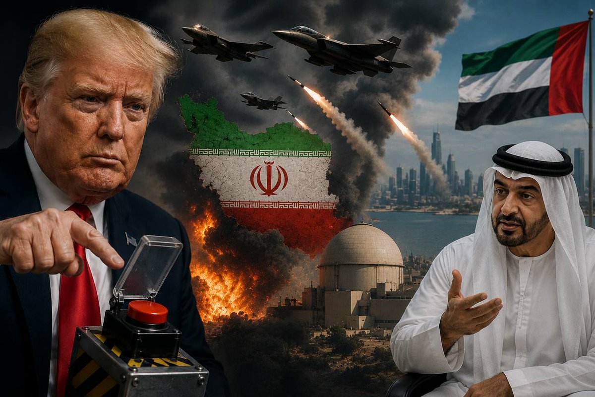 ترامب يبدأ العد التنازلي لقصف إيران ، والإمارات تلمح باتهام السعودية في قصف محطة باراكة النووية