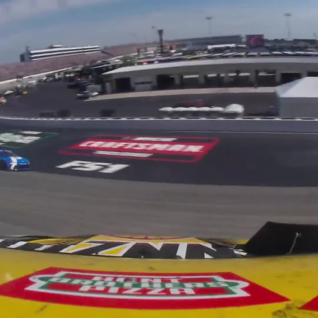 An issue on the No. 22 car is the cause of this caution late in the final segment.