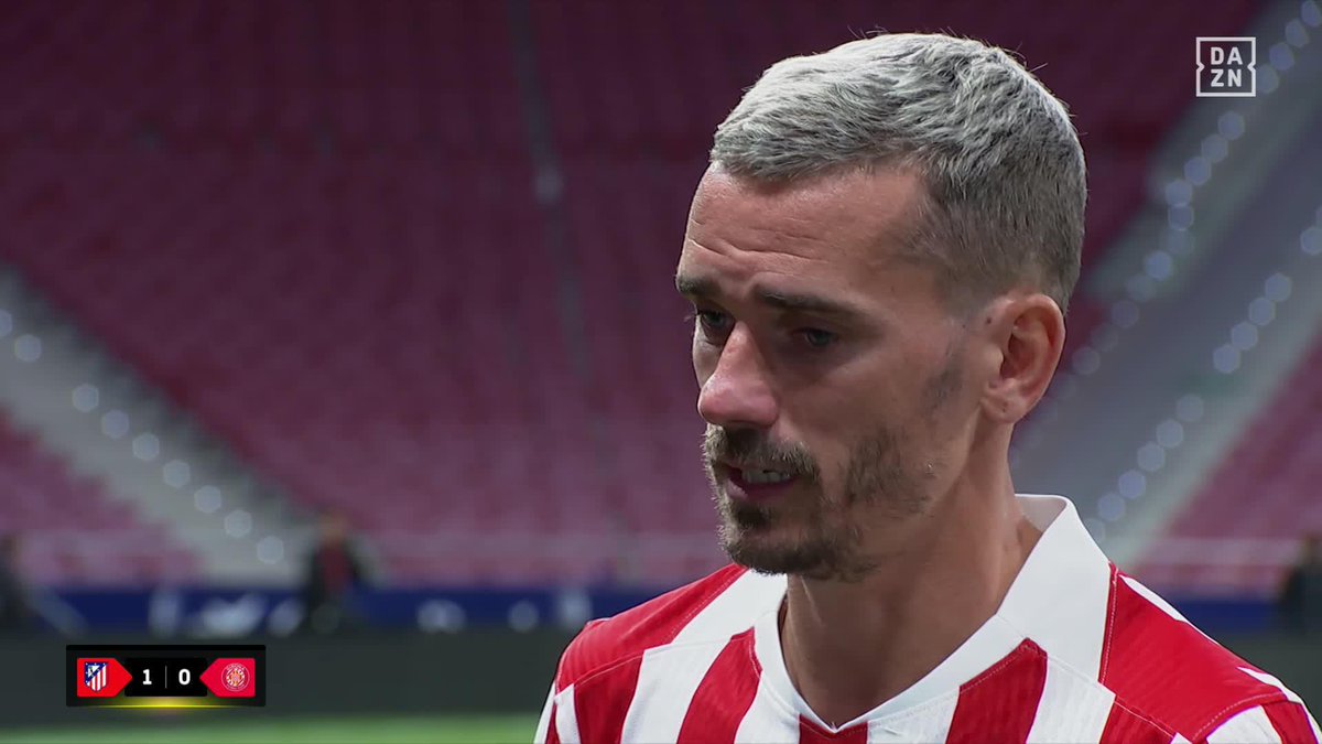 El bonito momento de Griezmann y Juanfran Torres 🥹❤️‍🩹 #LALIGAenDAZN ⚽