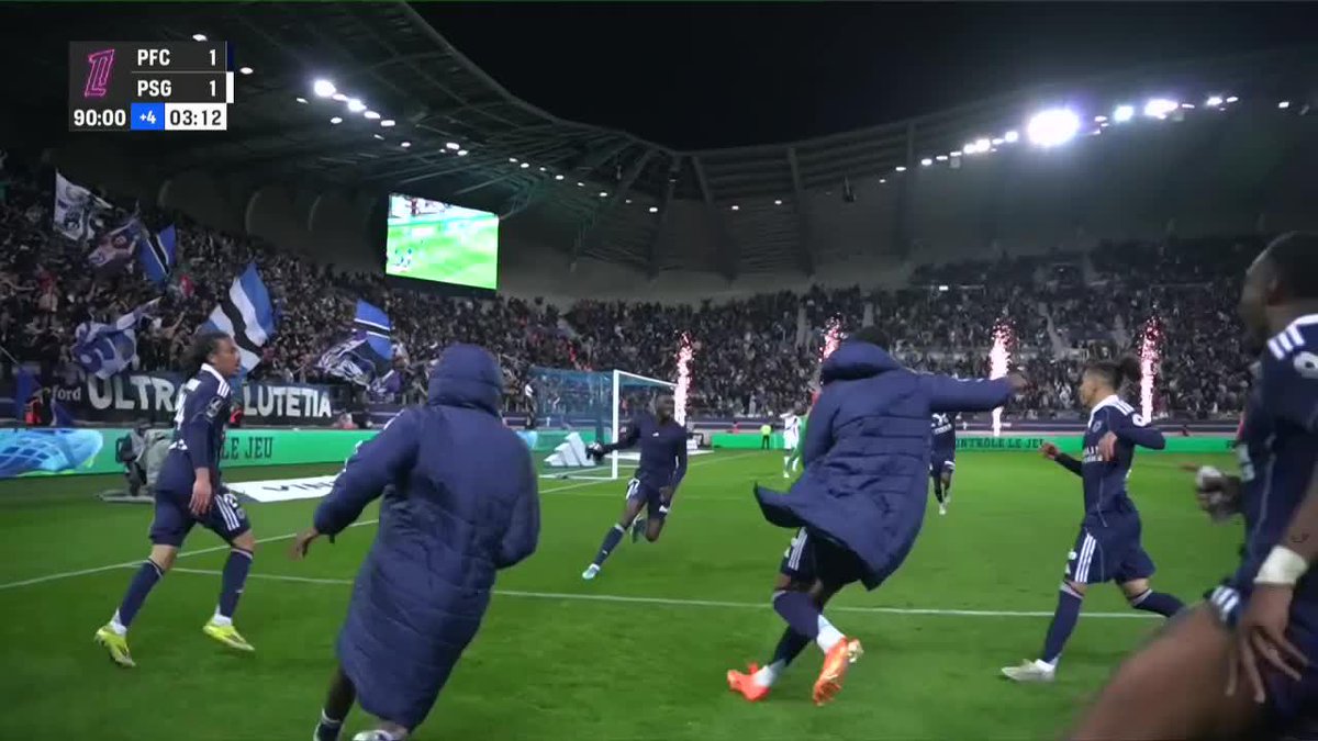 EL PARIS FC LE GANÓ AL PSG SOBRE LA HORA EN EL DERBY DE PARÍS. 🤯🇫🇷 Ya lo había eliminado al propio PSG en enero en la Copa de Francia. Impresionante. 🔥