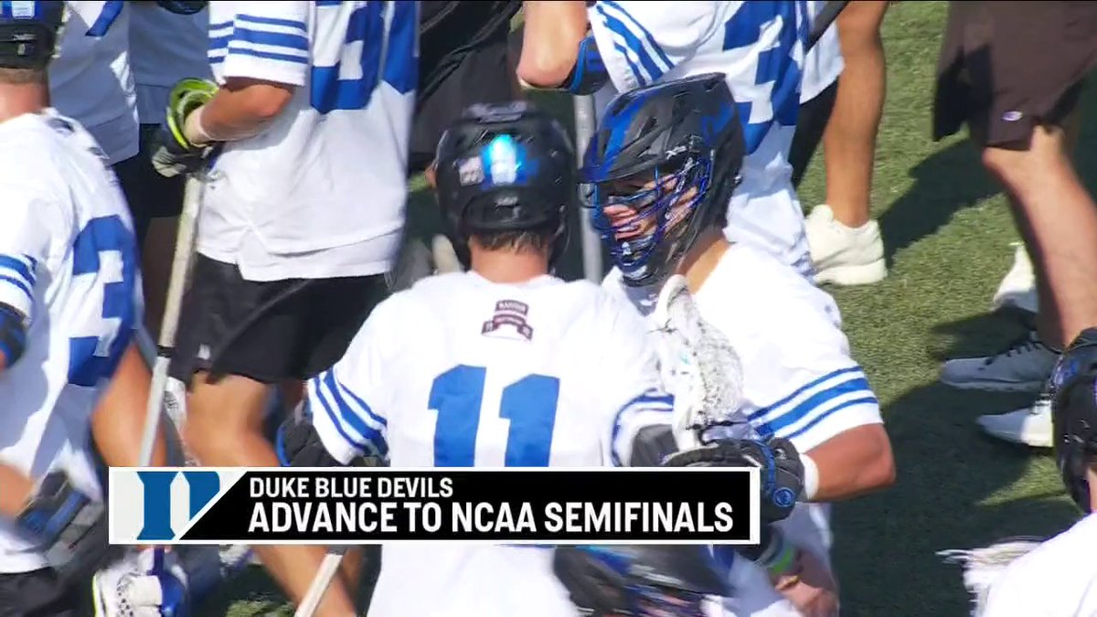 Duke rolls over Georgetown to advance to Championship Weekend 😤 The NCAA Men's Lacrosse semifinals are locked in 🔒