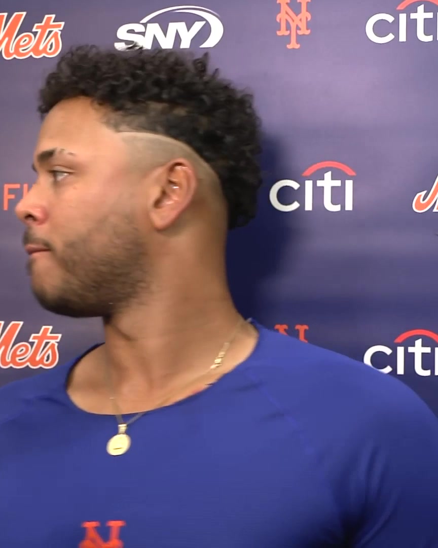 Freddy Peralta talks more about Tyrone Taylor's 9th-inning home run: "Coming from him, it was really nice because he's a great guy, great player" Tyrone Taylor, off-camera: "Thanks bro" 😂