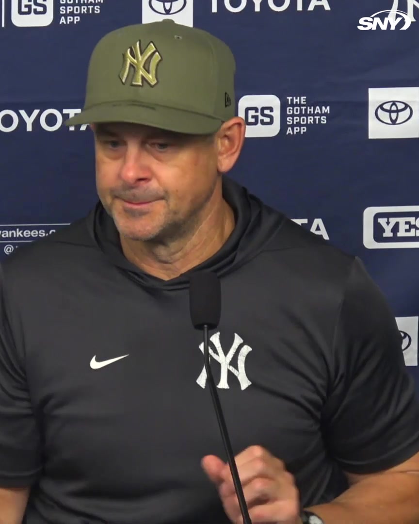 Aaron Boone says even if the ball had been fielded cleanly on Carson Benge's walk-off hit, he doesn't think there was a chance to make that play: "It was in no man's land"