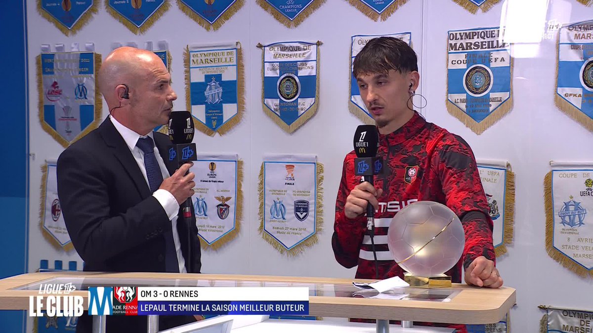 Estéban Lepaul 🇫🇷🥰 : « Martin (Terrier) m’a dit cette semaine d’aller chercher ses 21 buts et même de le dépasser. Je lui fais un coucou 👋. » 🎥 L1+