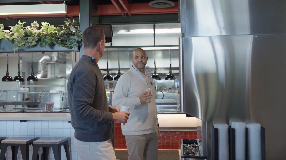 Ian Cunningham finds Matt Ryan at the ice machine