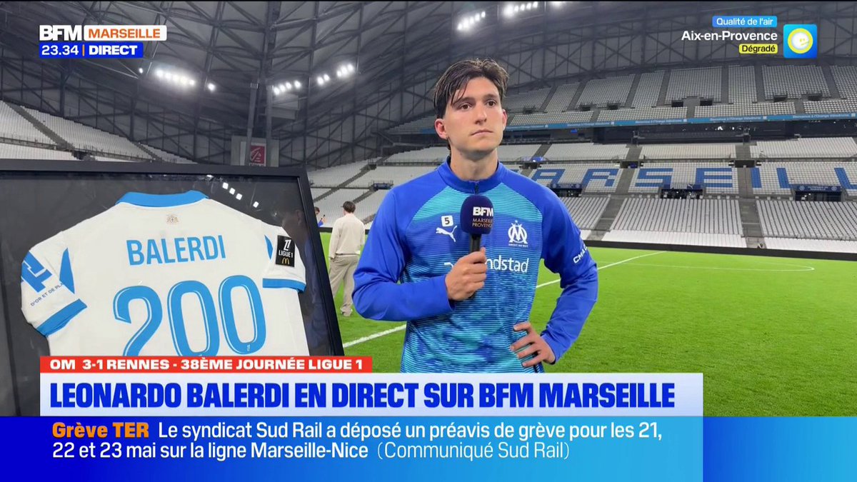 "On verra pour la saison prochaine", Léonardo Balerdi laisse planer le flou sur son avenir.