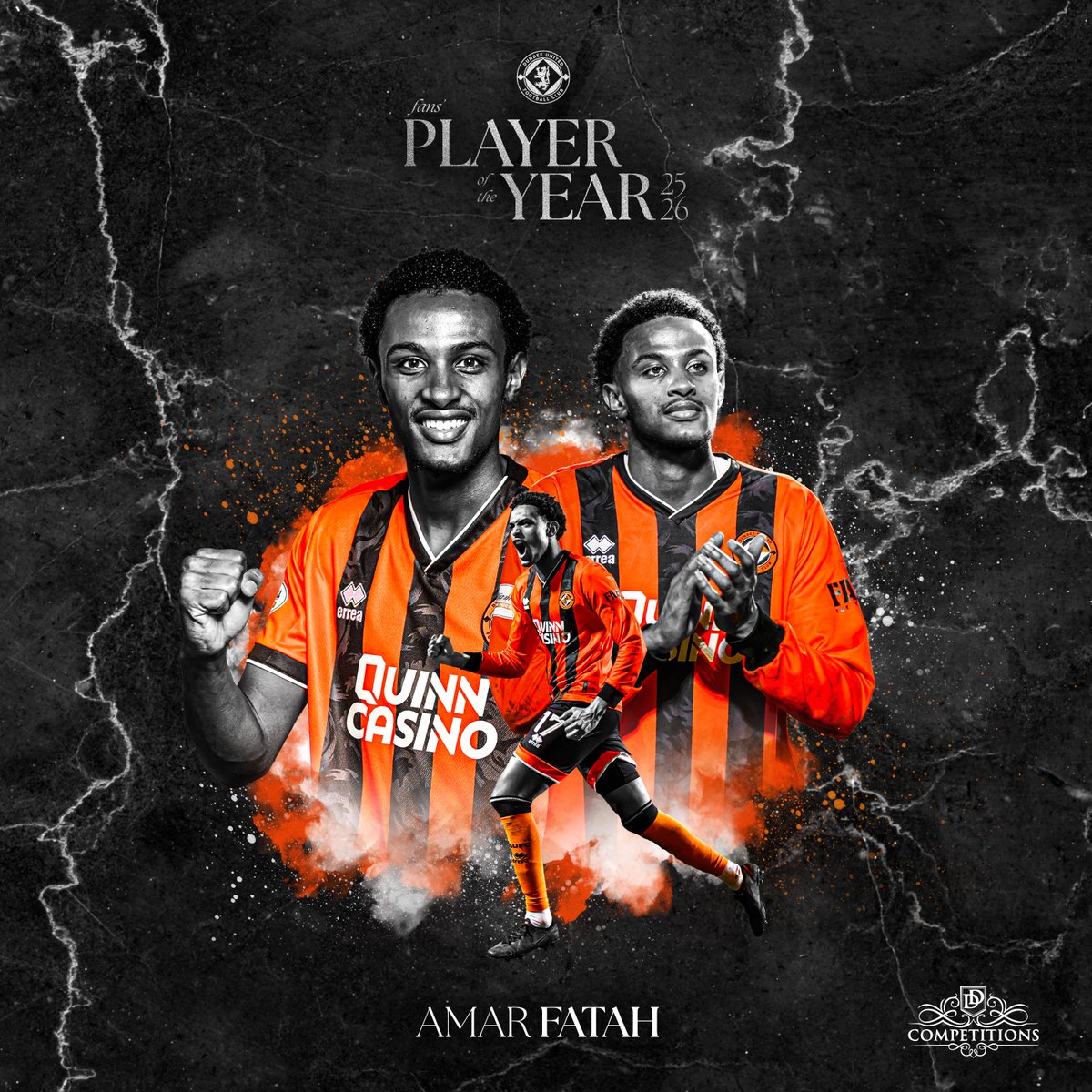 Magic in his boots ⭐️ 🇸🇪🪄 You have chosen Amar Fatah as the #DUFC Fans' Player of the Season