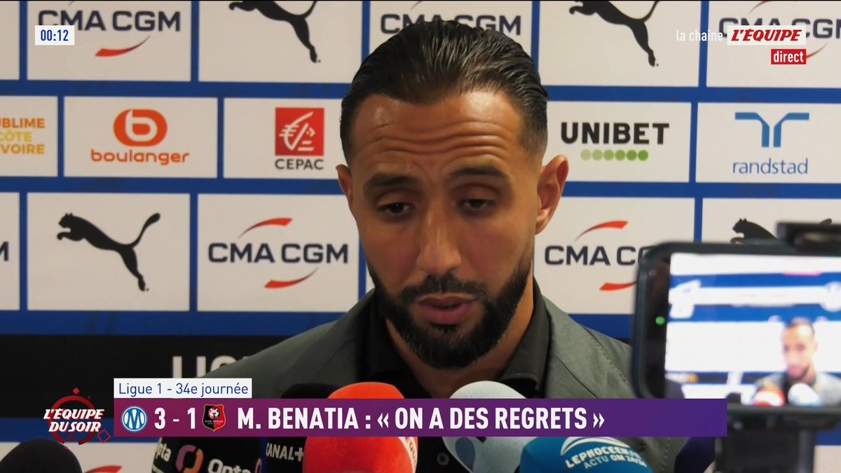 ๐จ Medhi BENATIA ๐ฒ๐ฆ livre un DERNIER DISCOURS et parle dโ"UNE SAISON CATASTROPHIQUE" pour lโOM. ๐ฅถ Il รฉvoque "DES REGRETS" par rapport ร lโinconstance du club. Il retient les matches oรน lโOM ne sโest pas prรฉsentรฉ ร Nantes, ร Lorient, ร Bruges.. ๐ค