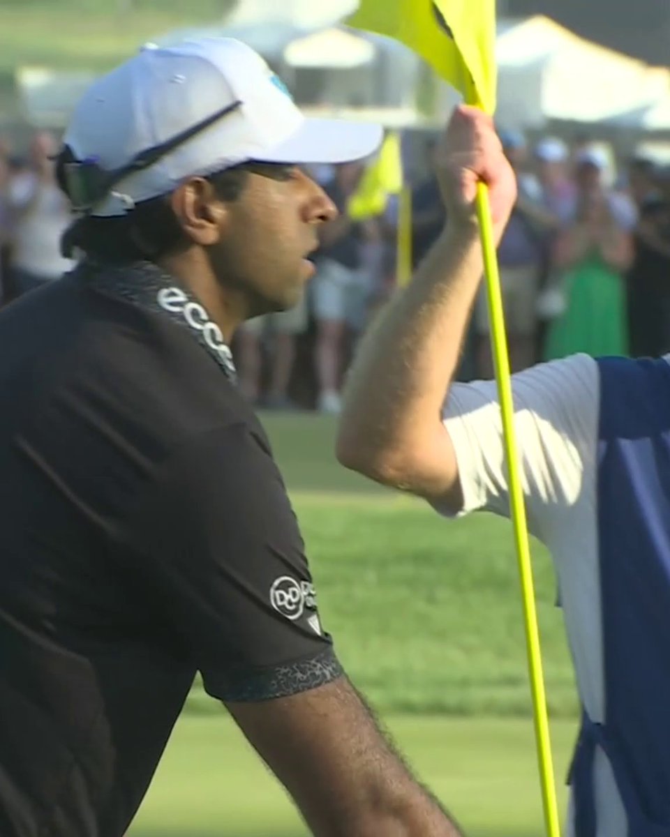 The final putts for Aaron Rai as he claims the PGA Championship for his first major title 🏆