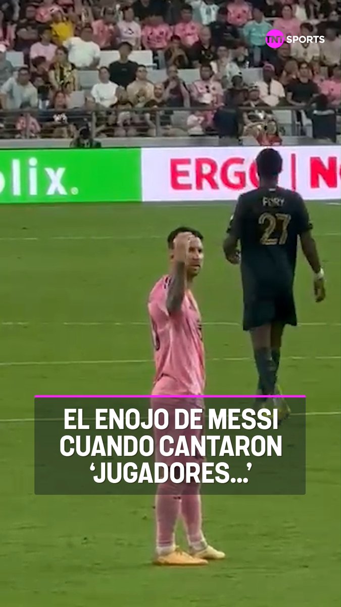 NO LE GUSTÓ NADA AL CAPITÁN 👀 La reacción de LIONEL MESSI cuando parte de la hinchada de Inter Miami cantó pidiendo apoyo al equipo. 👉 Inter Miami derrotó 2-0 a Portland Timbers y Messi acumuló un gol y una asistencia.