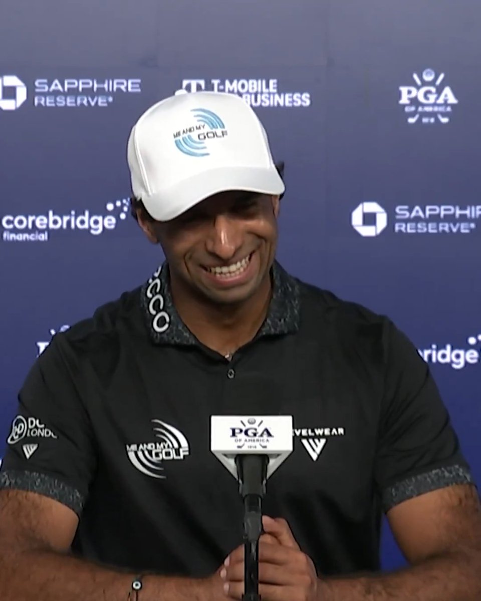Aaron Rai's wife, Gaurika, is also a professional golfer. So who wins when they compete against each other? 👀 "Honestly, she beats me more times than I beat her."