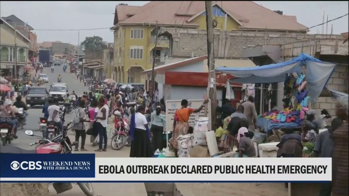 Outbreaks of the deadly Ebola virus in two African countries have prompted the World Health Organization to declare a global health emergency. CBS News’ Imtiaz Tyab has more on the efforts to contain it.