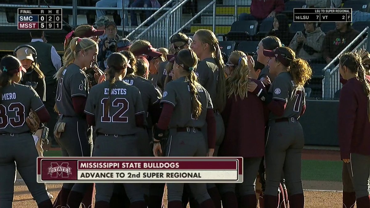 Mississippi State is Super Regionals bound‼️ Mississippi State Softball
