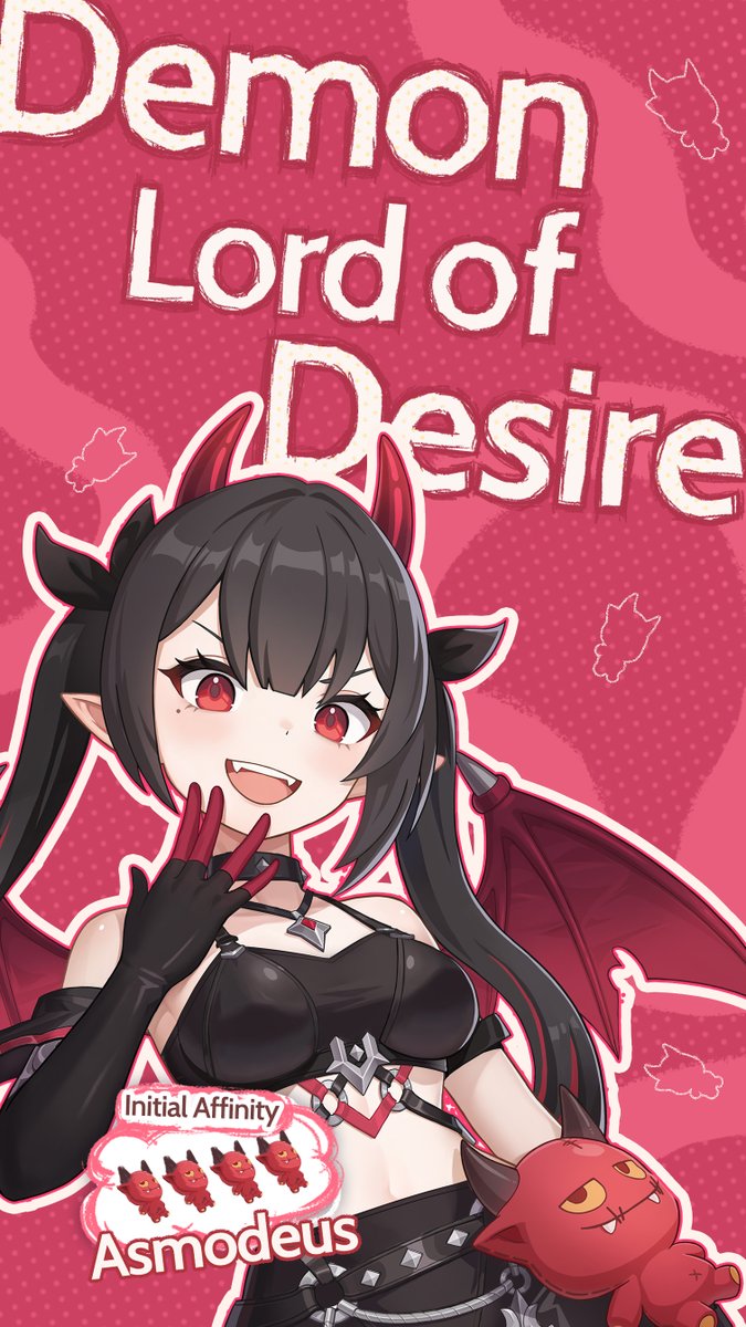 [Asmodeus] Who would've thought the Demon Lord of Desire is such a cutie? 🎁Gift Code: Asmodeus Class: Warrior Factions: Otherworld Return &amp; Wild Spirit 🥳Asmodeus arrives May 21! ♡ Follow &amp; Share to Enter the Prize Draw!♡ 💓Rewards: $10 Amazon Gift Card x3 #DragonTraveler