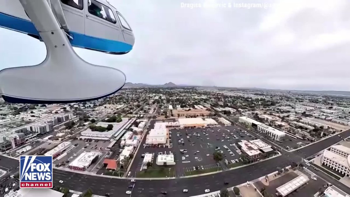 A World War II-era seaplane makes an emergency landing right on a Phoenix street. Smoke reportedly started entering the cockpit after the plane's engine made a noise. The video, captured by a camera mounted on the plane's wing, shows the aircraft's descent. All the passengers made it out safely. An NTSB investigation is now underway.