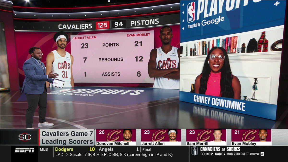 "They didn't just run, they sprinted. They looked like Olympians out there with how they took control of this game. Believeland is back!" Chiney Ogwumike is thoroughly impressed by the Cavs' Game 7 road win 😤