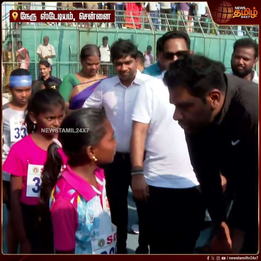 How are you running around barefoot without shoes?? Go get them shoes right away, Udhaya 👟🏃🏼♀️ — Aadhav Arjuna Sports Minister!