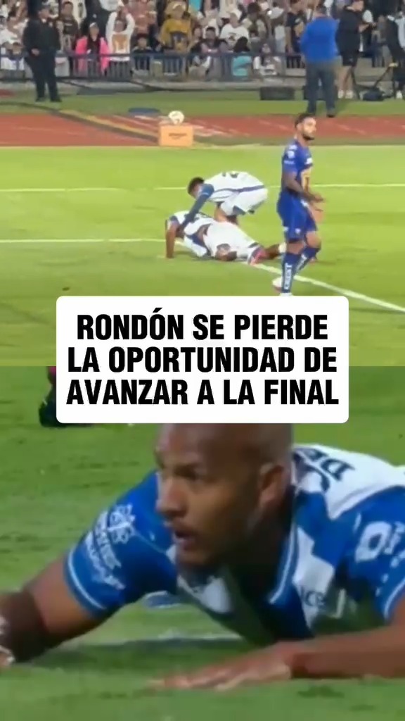 LA QUE DEJÓ IR RONDÓN 😳 Así fue la reacción de Salomón Rondón, tras el fallo que le daba el pase a la Final a Pachuca.