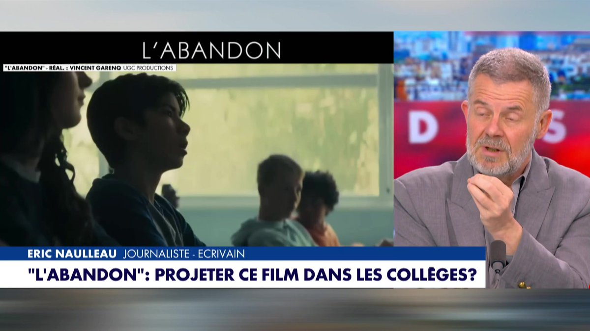 Film « L’Abandon » : « Ceux qui ont critiqué ce film sans le voir, tous ces gens-là participent du système qui a contribué à la mort de Samuel Paty », estime Eric Naulleau #HDPros Pascal Praud #Europe1