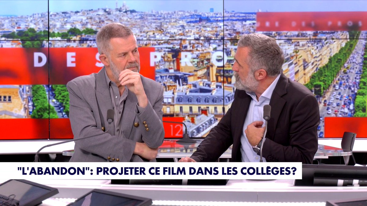 Vif échange entre Éric Naulleau et Mathias Leboeuf sur le plateau de Pascal Praud, à propos du film «L'Abandon». «Vous êtes le représentant d’une gauche qui a peur de la vérité», lance Éric Naulleau dans #LHeuredesPros Toute l'info est à retrouver sur