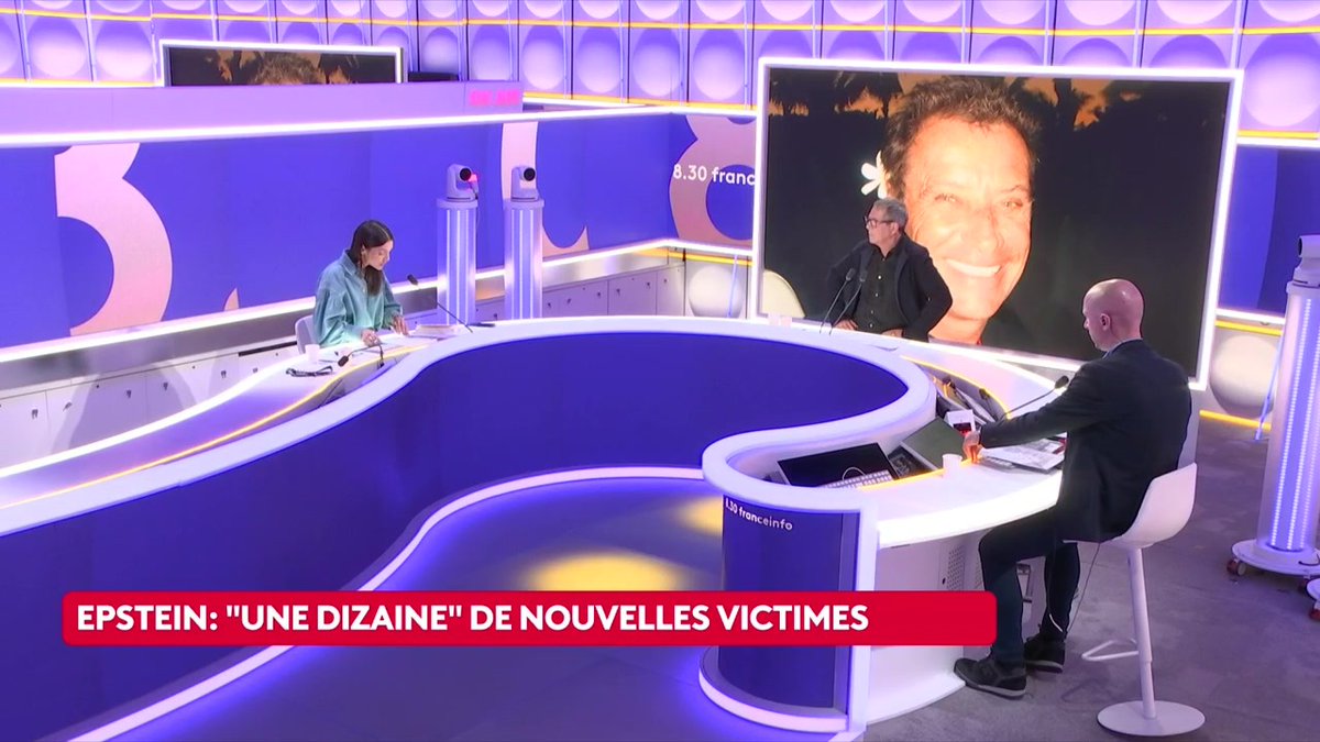🔴 Affaire Epstein : "une dizaine" de nouvelles victimes ➡️ "Ce type de crime fait des dégâts absolument considérables. Ces filles ne sont pas mortes, mais quelque chose a été tué en elles par ces actes sexuels, par ces viols", dit Frédéric Ploquin, journaliste d’investigation