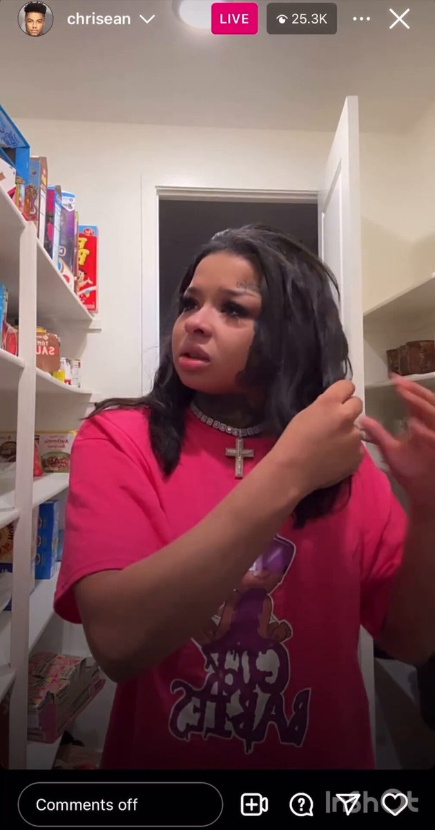 Chrisean Rock went live EMOTIONAL revealing life as a SINGLE MOM & wants Blueface back in the family & will deal with him being abusive & cheating just so she can be around him to make her happy “idc if you disrespect with other b*tches & call me one I just want you back” “Yall think my life is good without him but deep down I’m broken”