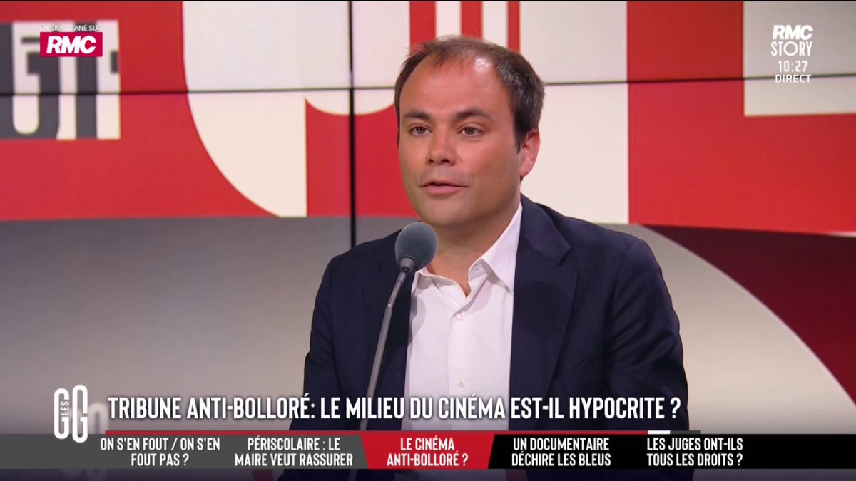 🎥 600 professionnels du cinéma signent une tribune anti-Bolloré : hypocrite ? 🗣️ Charles Consigny : "Le cinéma était sous la domination idéologique totale de la gauche depuis des années. Ça ne les dérangeait pas que le cinéma soit un instrument de propagande." #GGRMC