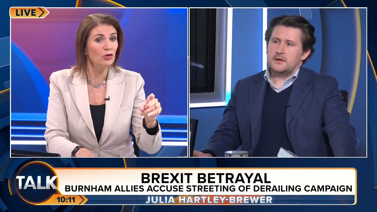 "The British public has had enough!" Julia Hartley-Brewer says ordinary Brits have had enough of politicians doing the "exact opposite" of what they were voted in to do. Julia Hartley-Brewer