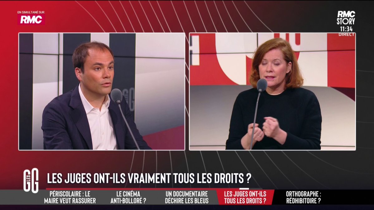 🧑‍⚖️ "Dans les GG on n'est pas dans un tribunal, il n'y a pas que le juge qui a la parole" 🎙️ Charles Consigny répond à Béatrice Brugère : "Maintenant, il n'y a plus de jury dans la cour criminelle. Et le juge délibère parfois à la place des jurés à la cour d'assises." #GGRMC