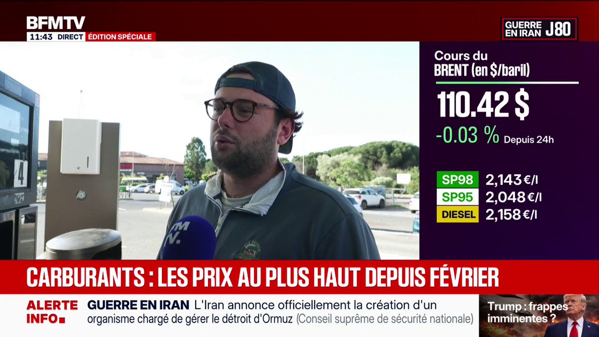 "On perd facilement 100 à 150 euros à la fin du mois": les automobilistes résignés face à la hausse des prix du carburant