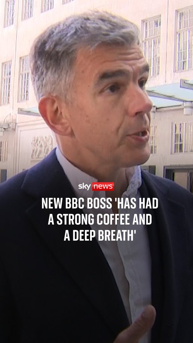 Matt Brittin starts his new job as director-general at the BBC with 'a strong coffee'.