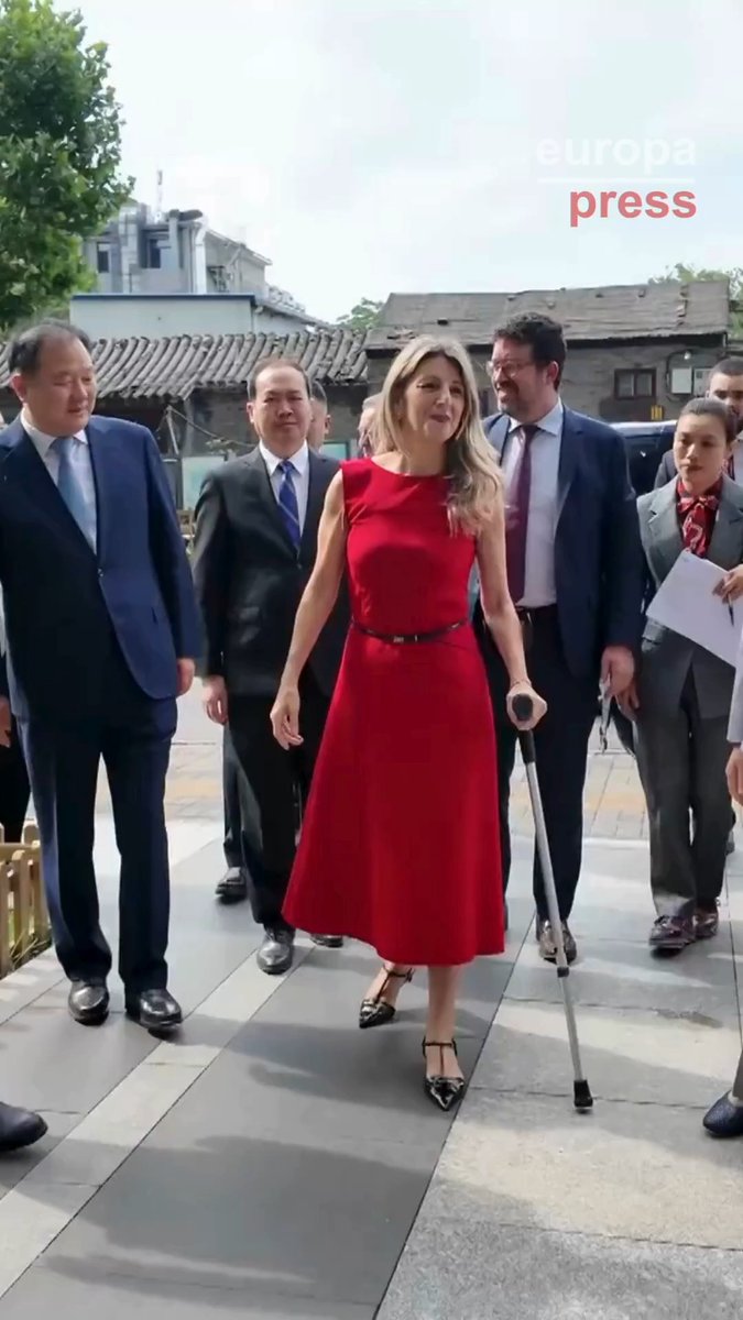 Yolanda Díaz se reúne en China con la presidenta de la mayor cooperativa del país, una organización con un importante peso en el sector agrícola