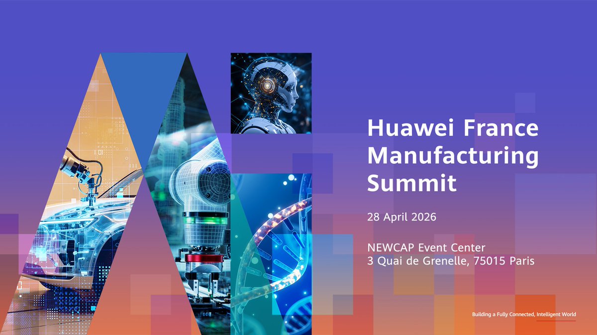At the Huawei France Manufacturing Summit 2026 in Paris, industry leaders explored how ICT and data are reshaping manufacturing. Through insights and collaboration, experts showed how technology is accelerating modernization and building a smarter industrial ecosystem.