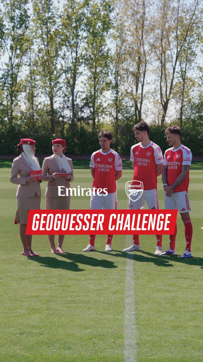 All around the world 🌍 Filmed earlier this season, Ben White, Martin Zubimendi and Kai Havertz put their geography knowledge to the test in this GeoGuesser face-off. 🤝 Emirates