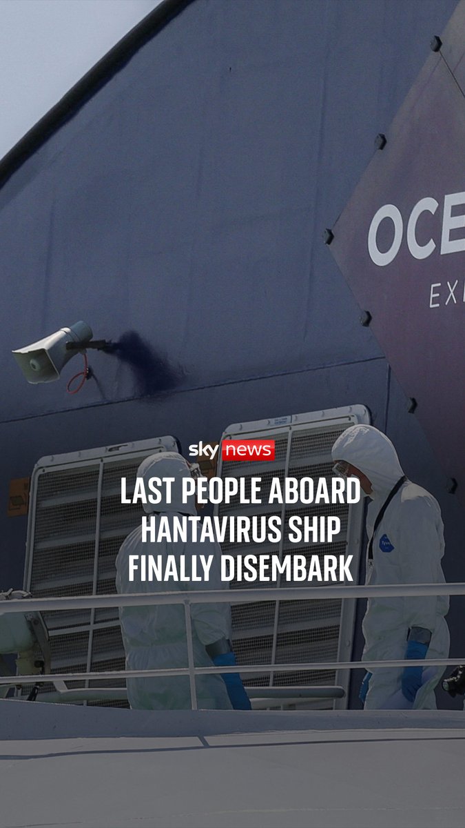 The MV Hondius was carrying 25 crew members and two medical personnel as it reached Rotterdam, after all the passengers disembarked elsewhere. During the outbreak, three passengers who had been aboard the ship died, and 9 more cases were confirmed.