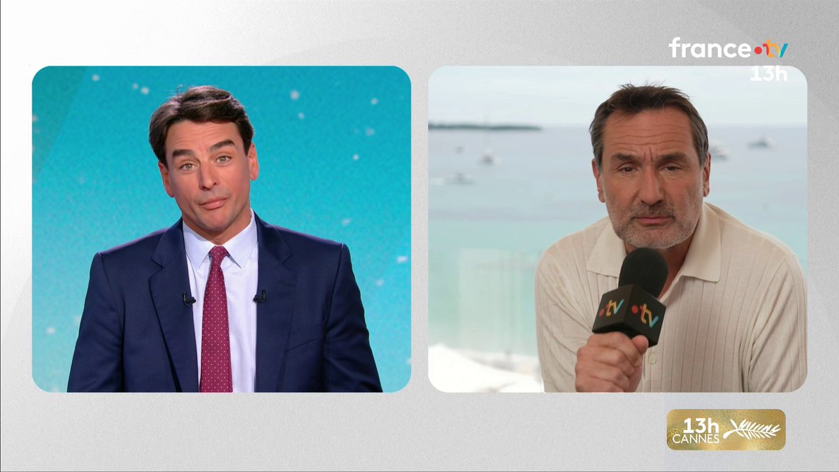 🗣️ "Ce qui m'a bouleversé dans la vie de cet homme, c'est que n'importe qui peut devenir un héros", confie Gilles Lellouche depuis le Festival de Cannes, à propos de son rôle de Jean Moulin dans le film "Moulin", de László Nemes. #Cannes2026 #JT13H