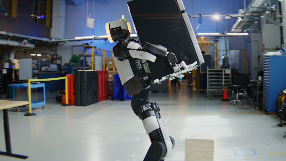 Everyone asks if Atlas can bring them a drink, but this robot can bring you the whole fridge. Using AI-driven behaviors, Atlas is doing hard work and coordinating its whole body to manage heavy objects, balancing complex contact points with accuracy and reliability.