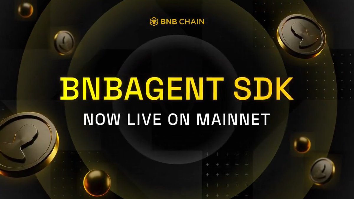 BNBAgent SDK is now live on BNB Chain mainnet. It gives developers a modular standard for building AI agents with identity, commerce, payments and memory, as the core infrastructure needed for production-ready agentic applications on BNB Chain. Here’s what builders need to know 🧵👇