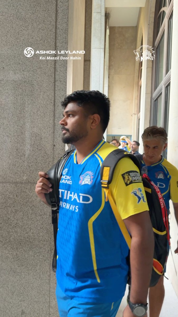 Journey begins! 🥳 #WhistlePodu #CSKvSRH