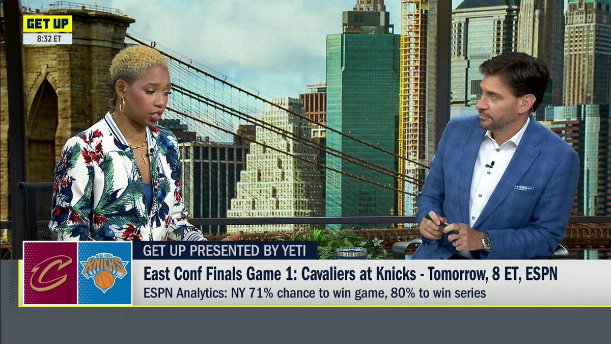 "If OG Anunoby is healthy ... they really, I think to me, can put more pressure on Cleveland defensively than Cleveland can do the other way." McNutt Monica shares her insight on the Knicks' strengths ahead of the Eastern Conference finals ✍️