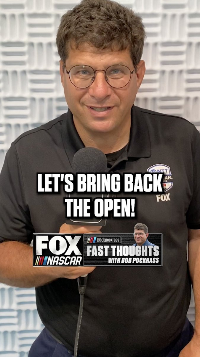 “One thing is clear after the All-Star Race: The Open needs to return.” Fast Thoughts with Bob Pockrass: