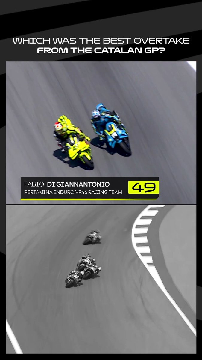 Make your votes count! 📥 Which of these was the best overtake from the #CatalanGP 🏁? 👇